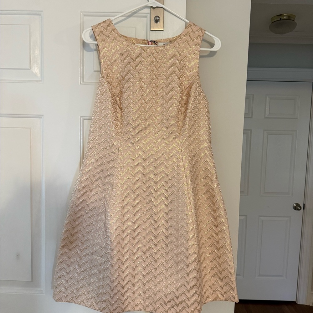 BRAND NEW Lucy Paris Sleeveless Mini Dress in Pale Gold